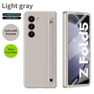 Voor Samsung Galaxy Z Fold5 Slim S Pen Telefoonhoesje Met Ingebouwde Nieuwe Compacte S Pen Schermbeschermer Houder Opbergsleuf Voor Pen