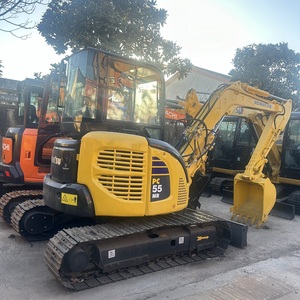 Excavatrice sur chenilles hydraulique Komatsu PC55MR d'occasion de haute qualité avec moteur diesel, 100% d'origine japonaise, prix d'usine - Product Image 5