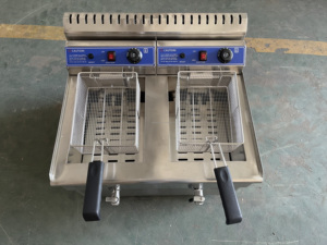 <span class=keywords><strong>Friteuse</strong></span> commerciale de 18L au gaz <span class=keywords><strong>propane</strong></span> gpl de comptoir simple/double en vente <span class=keywords><strong>Friteuse</strong></span> électrique commerciale - Product Image 2
