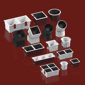 Luz descendente empotrada Led <span class=keywords><strong>de</strong></span> moda, lámpara <span class=keywords><strong>de</strong></span> aluminio comercial Cob para interiores, luz <span class=keywords><strong>de</strong></span> techo cuadrada, peine <span class=keywords><strong>de</strong></span> miel moderno antideslumbrante para tienda - Product Image 3