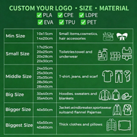 Sacs à fermeture éclair mats noirs givrés pour vêtements, sacs d'emballage en plastique biodégradable personnalisés avec logo, fermeture éclair pour l'expédition de vêtements