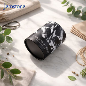 Custom Sustainable Cosmetics Skincare Serum Cardboard Cylinder Canisters Wax Candle Perfume Bottle Kraft Paper Tube Packaging - Product Image 2