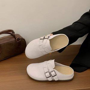 DERAN Fabricant – Sabots <span class=keywords><strong>Birkenstock</strong></span> personnalisés unisexes en cuir véritable de haute qualité avec support de voûte plantaire en liège antidérapant pour femmes - Product Image 5