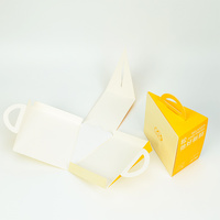 Boîte à dessert en papier personnalisée en usine, carton de qualité alimentaire avec fenêtre en PET, impression OEM pour emballage cadeau de mariage ou d'anniversaire