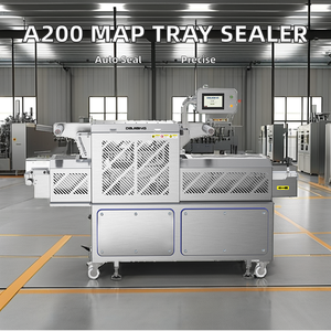 DAJIANG 1A200 Sistema de Brazo Continuo de Alta Velocidad, Máquina Automática Eléctrica para Envasado de Alimentos con Calor, Selladora de Bandejas con Film MAP, PLC de Alto Rendimiento - Product Image 3