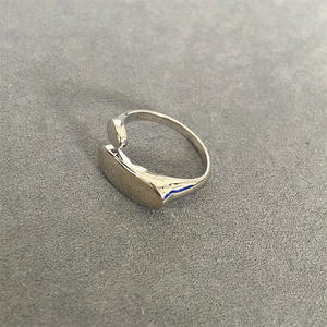 Anillos de joyería de acero inoxidable para niña y mujer, joyas de boda de latón, joyería - Product Image 2