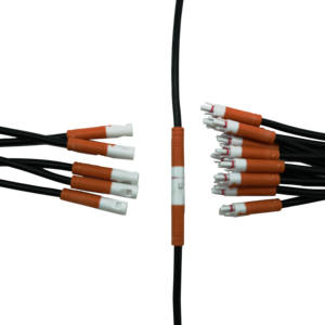 موصل M6 عالي الأداء بـ 2 دبوس، تصنيف حماية IP67، نقاط تلامس مطلية بالذهب، موصل صغير مقاوم للماء مع سلك توصيل - Product Image 6