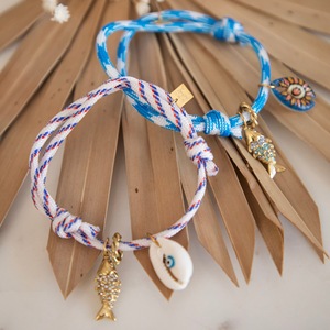 2025 New Summer Beach Jewelry Handmade Rope Ocean Woven <b>Bracelet</b> Colorful <b>Shells</b> Stainless Steel <b>Bracelet</b> - Product Image 3