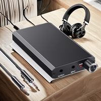 ESynic Mini HiFi Kulaklık Amplifikatörü 16-300 Bas Güçlendirme Bas Ses Kontrolü 3.5mm Jack Alüminyum Alaşımlı Muhafaza 8H Pil Ev