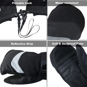 Gants de ski et de snowboard en coton isolés d'hiver de haute qualité Technologie thermique <span class=keywords><strong>chauffante</strong></span> Compatible avec écran tactile Alimenté par <span class=keywords><strong>batterie</strong></span> - Product Image 4