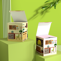 Cajas de Embalaje de Papel Plegables de la Mejor Calidad para Juguetes, Embalaje Personalizado para Muñecas de Juguete para Niños