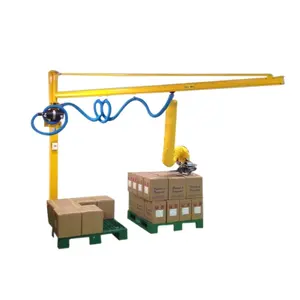 Box lifting device and equipment vacuum lift assist for boxes