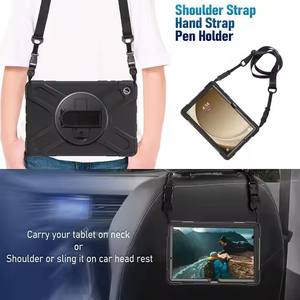 Per <span class=keywords><strong>Samsung</strong></span> Tab A9 Plus accessorio rotazione di 360 gradi rigida in plastica antiurto custodia protettiva <span class=keywords><strong>Tablet</strong></span> con tracolla - Product Image 6