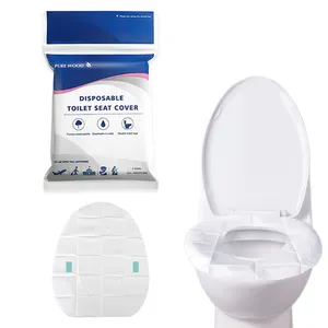 OEM Custom ECO-friendly double thickening flushing dissolving disposable toilet paper seat covers travel pack made in Shenzhen