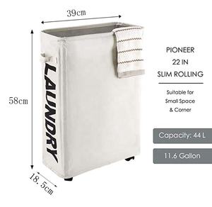 Foldable Home Corner Bin Waterproof Sorter and Organizer Dirty <strong>Laundry</strong> <strong>Basket</strong> Rolling Slim <strong>Laundry</strong> <strong>Basket</strong> - Product Image 2