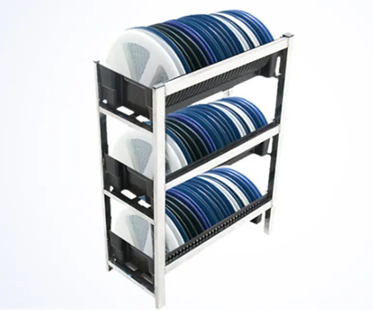 Adjustable Stainless Steel Antistatic ESD SMT Reel Box Storage Rack