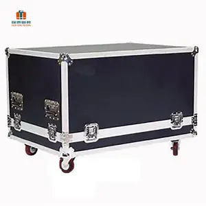 Professional Factory Lockable Aluminum Camera custom Flight Case Foam Padding Butterfly Lock Speakers