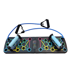 Wholesale HINES Multi-Foldable Portable Muscle Training Fitness <strong>Push</strong> <strong>up</strong> <strong>Bar</strong> Board ABS+PS Plastic Home &amp; Outdoor Use - Product Image 1