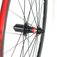 Roues de vélo de route en alliage d'aluminium 700C, jantes 36 mm, roulements étanches, freins V, personnalisables, vente en gros