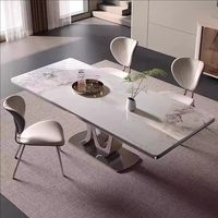 Chaise de salle à manger minimaliste italienne de luxe ergonomique en acier inoxydable et cuir PU, design moderne pour hôtel et restaurant
