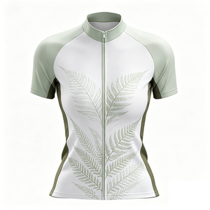 Maillots de cyclisme personnalisés respirants pour femmes à faible MOQ, en Spandex/Polyester, à manches courtes, fabriqués en Chine, kit personnalisé OEM, vêtements de vélo - Product Image 1