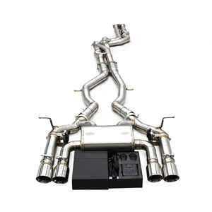 Custom Stainless Steel Catback Exhaust With Z Pipe Equal Length Mid Pipe Muffler For BMW M3 F80 M4 F82 3.0T 2014-2019 - Product Image 1