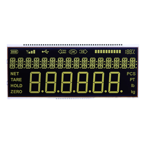 Dụng cụ 62pin 6-chữ số kích thước lớn dfstn 7 đoạn đơn sắc LCD Bảng điều chỉnh 6 chữ số 7-segment-lcd-hiển thị - Product Image 6