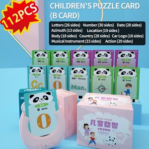 Jouets éducatifs bilingues chinois-anglais pour l'éveil et l'alphabétisation des jeunes enfants, machine à cartes éducatives, cadeau d'anniversaire - Product Image 3