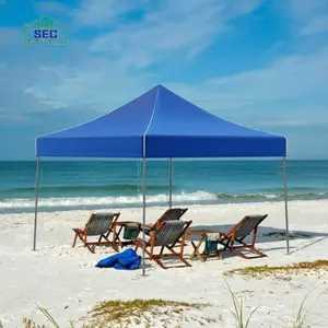 定制印刷广告促销弹出式沙滩帐篷折叠凉亭最便宜的天篷贸易展览帐篷