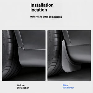 Anti-Scratch Luxury ABS Wheel <strong>Mud</strong> <strong>Flaps</strong> Splash <strong>Guard</strong> Clip Installation Modified Accessories Fit for Tesla New Refreshed Model - Product Image 5