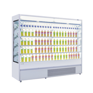 Open Front <b>Refrigerated</b> Display Case for Supermarket Grocery Store Dairy and Beverage Display - Product Image 2