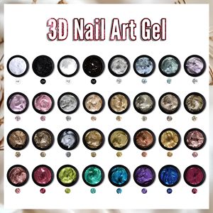 TRIONE/OEM Gel Nail Art Platine Métal 3D 4D pour Sculpture, Moulage, Peinture et Liner, Décoration d'Ongles, Vente en Gros, Marque Privée - Product Image 5