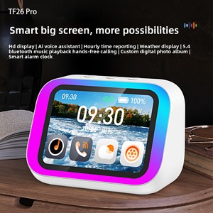 Altoparlante Intelligente TF26pro AI con Controllo Vocale, Schermo Display, Illuminazione LED RGB, Design Estetico in Plastica e Qualità Audio Superiore - Product Image 5