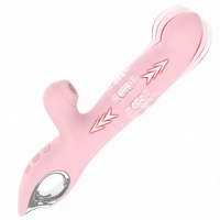 Rosen-Vibrationsstab mit Saug- und Dehnfunktion, 10 Frequenzen, Vibrator für Frauen, Klitoris-Masturbator, USB-Magnetladung, Erwachsenen-Großhandel