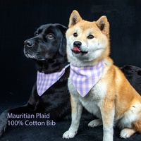 Accessoires pour animaux de compagnie : Bandana triangulaire vierge pour sublimation, en coton doux, personnalisable, avec nœud papillon pour chien