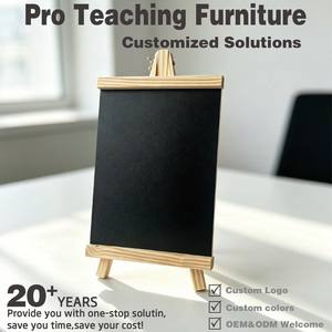 Mini Pizarra de Corcho Negra para Escritorio/Mesa, Superficie de Escritura para Uso en el Aula y la Oficina - Product Image 1