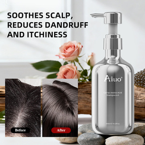 Shampoo réparateur au caviar biologique végétalien à marque privée, enrichi en acides aminés et anti-frisottis, sans silicone, pour cheveux abîmés - Product Image 4