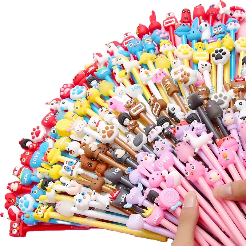 Manufacturer Plastic Promotional Ballpoint Pen Hot Sale Interesting And Beautiful Cartoon Ballpoint Pens