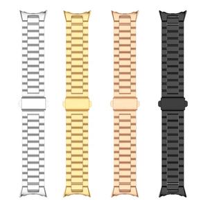 Bracelets en acier inoxydable sans interstice avec boucle à ardillon pour montre connectée <span class=keywords><strong>Google</strong></span> Pixel Watch – Bracelet de remplacement - Product Image 2