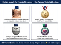 Médaille de récompense personnalisée en alliage de zinc bronze antique pour tournoi MMA, avec logo AVLMMA montagne en relief, durable, gravée au laser, finition satinée