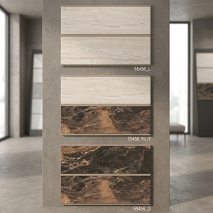 Fabricant indien Carreaux de mur brillants en céramique design gris 12x18 pouces pour chambre intérieure Prix de gros importé de société chinoise - Product Image 3