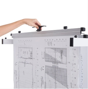 Étagère mobile de rangement pour plans JH-Mech, pour documents volumineux, plans et dessins techniques, avec 4 <span class=keywords><strong>roulettes</strong></span> pivotantes, support mobile pour plans. - Product Image 2