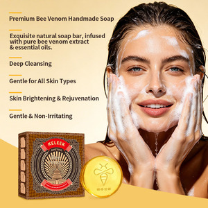 Sapone Artigianale al Veleno d'Api Keleek - Controllo Naturale dell'Olio, Sapone Anti-Acari Sbiancante Idratante con Oli Essenziali per Viso e Corpo - Product Image 3