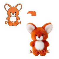 Porte-clés en peluche personnalisé, mini porte-clés en peluche, animal en peluche sur mesure, faible MOQ par un fabricant de jouets professionnel