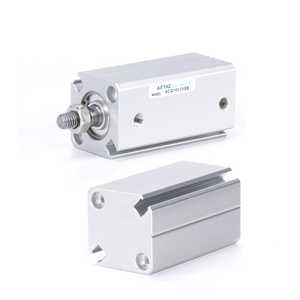 Cilindro AIRTACS Serie <span class=keywords><strong>SCQ</strong></span> Nuevo y Original ACQ16X10 ACQ16X15 ACQ16X20 ACQ16X25-B/S/SB Ultra Delgado y Compacto - Product Image 2