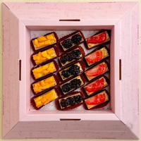 Boîte à gâteaux de luxe personnalisée en forme de pyramide, pour emporter, boîtes à friandises pour le petit-déjeuner, emballage alimentaire pour traiteur, boîte à grignotages