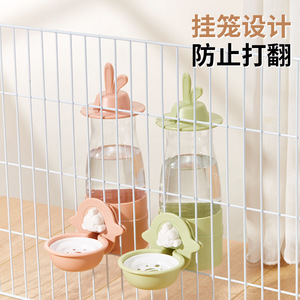 เครื่องจ่ายน้ำติดผนังสำหรับสัตว์เลี้ยงแบบอัตโนมัติพลาสติกใช้งานด้วยมือสำหรับสุนัขและแมว - Product Image 4