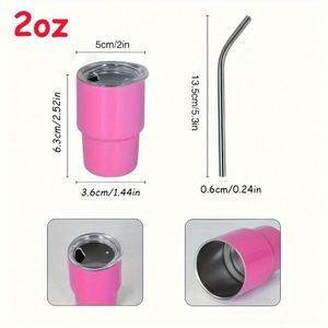 Vaso de chupito personalizado Sy81 con logo, vaso de bar de 2 oz, vaso reutilizable de acero inoxidable con logo personalizado, vaso de chupito de whisky de 50 ml - Product Image 5