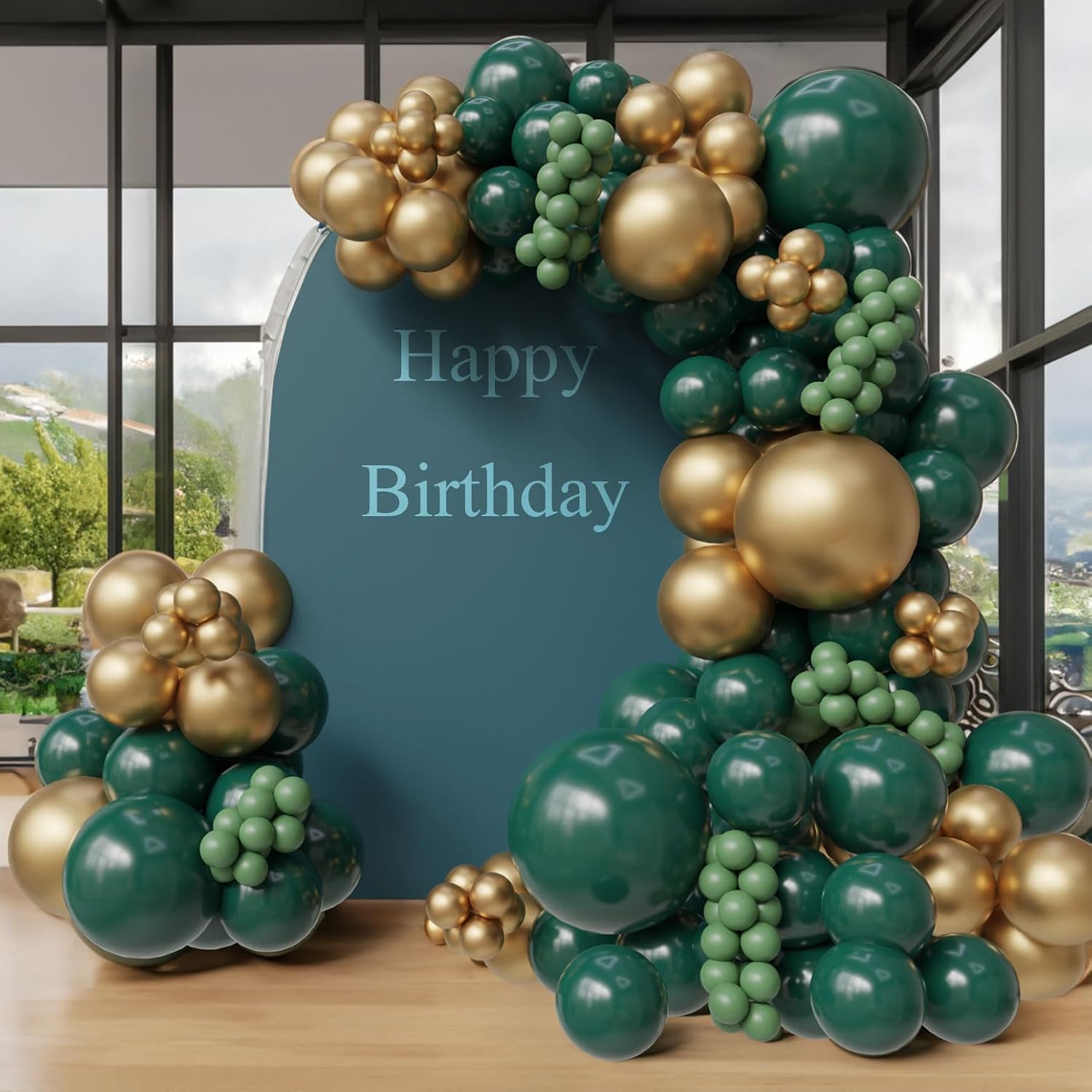 atrovirens balloon arch kit