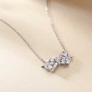 925 Sterling <b>Silver</b> Shiny Cubic Zirconia CZ <b>Pendant</b> <b>Necklace</b> - Product Image 6